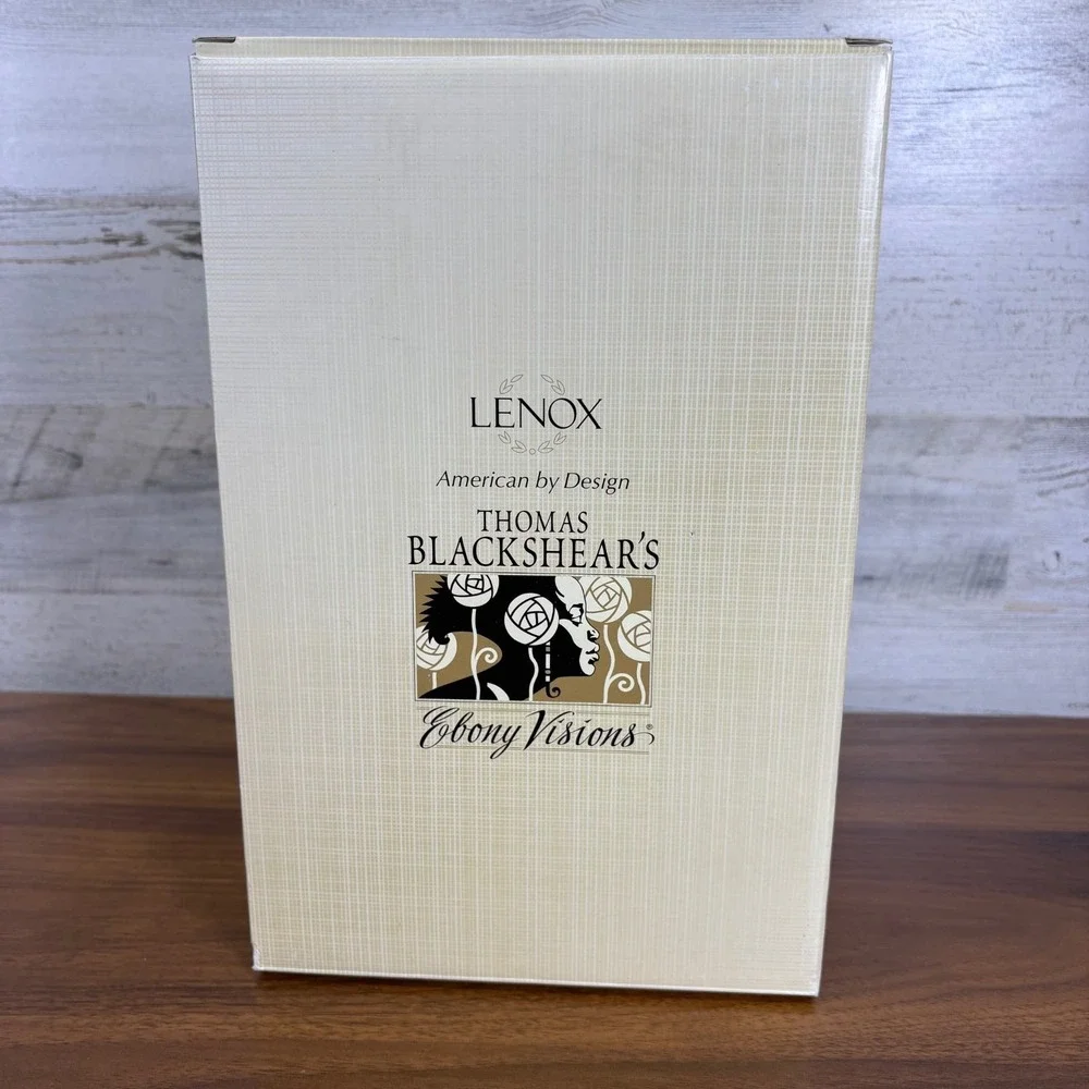 Lenox Thomas Blackshear Ebony Visions FOREVER ONE Wedding‎ Cake Topper 9